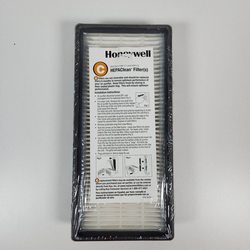 NEW Honeywell HEPAClean C Replacement Air Purifier‎ Filters HRF-C1 & HRF-C2